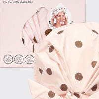 Luxury Shower Cap - Blush Dot