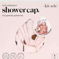 Luxury Shower Cap - Blush Dot