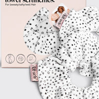Microfiber Quick-Dry Towel Scrunchies 2pc - Micro Dot