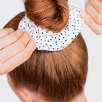 Microfiber Quick-Dry Towel Scrunchies 2pc - Micro Dot