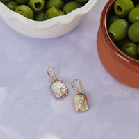 18k Gold Plated Deep Sea Earrings Gold
