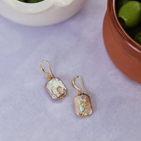 18k Gold Plated Deep Sea Earrings Gold
