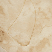 18k gold plated lush love necklace gold