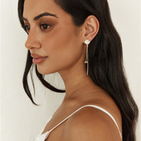 18K Gold Plated Endless Shore Earrings Gold