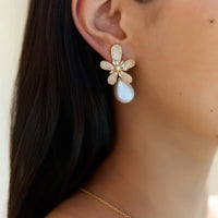 18k Gold Plated Sunlit Siren Earrings Gold