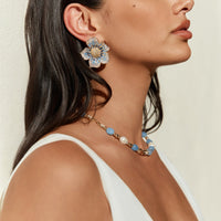 18k Gold Plated Blossom Days Earrings Gold