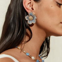 18k Gold Plated Blossom Days Earrings Gold