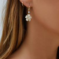 18k Gold Plated Floral Feels Earrings Gold