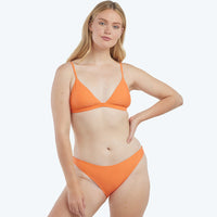 The Triangle Bikini Top - Tangerine