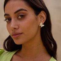 18k Gold Plated Whimsy Earrings Gold