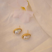 18k Gold Plated Celebratory Drinks Earrings Gold