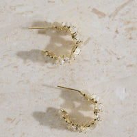 18k Gold Plated Sandy Escape Earrings Gold