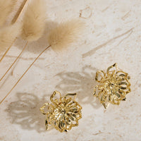 18K Gold Plated On The Glow Earrings Gold