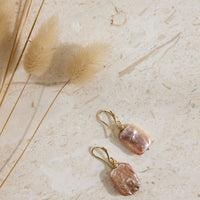 18k Gold Plated Deep Sea Earrings Gold
