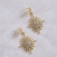 18k Gold Plated Under Stars Earrings Gold