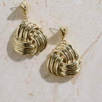 18k Gold Plated Island Hopping Earrings Gold