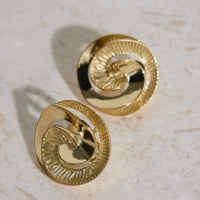 18K Gold Plated Fira Earrings Gold