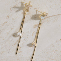 18K Gold Plated Endless Shore Earrings Gold