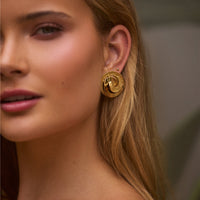 18K Gold Plated Fira Earrings Gold