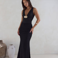 Somewhere She Shines Bodysuit Black