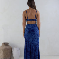 Wander In Style Maxi Dress Blue