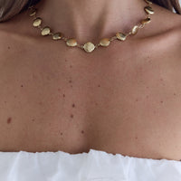 Wave Kissed Necklace Gold