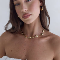 Wave Kissed Necklace Gold