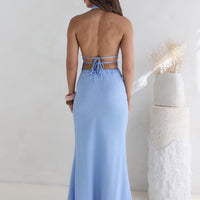 Aquatic Wonder Maxi Skirt Blue
