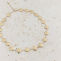 Wave Kissed Necklace Gold