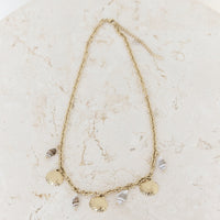 Sea Salt Necklace Gold