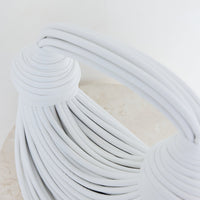 Fate Lines Handle Bag White