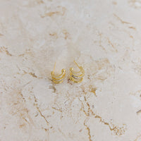 Levelled Soul Earrings Gold