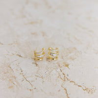 Levelled Soul Earrings Gold