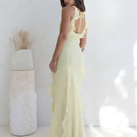 All Night Affair Maxi Dress Yellow