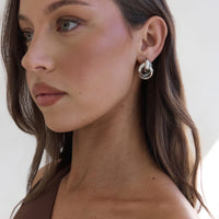 Blossom Studs Earrings Silver