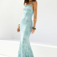 Fortune Flow Maxi Dress Sage