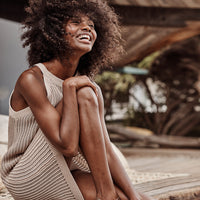 The Crochet High-Neck Dress - Main