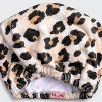 Microfiber Hair Towel in Leopard