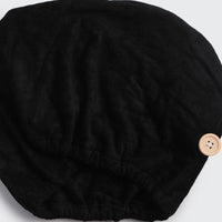 Eco-Friendly Hair Towel - Black