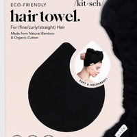Eco-Friendly Hair Towel - Black