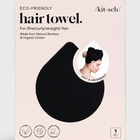 Eco-Friendly Hair Towel - Black