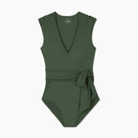 The Breaker Belted One-Piece - Olive