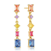 Colorful Crystal Drop Earring
