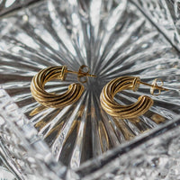 Croissant Hoop Earrings