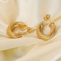 Croissant Hoop Earrings