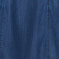 Denim Relaxed Button-Front Short Dress