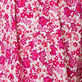 Floral Cap Sleeve Lace Trim Short Dress