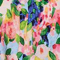 Floral Short Sleeve Shift Short Dress