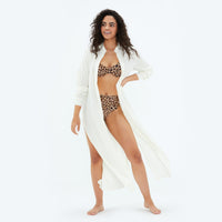 The Effortless Shirtdress Cover-Up - White Sand