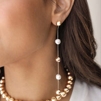 Alternating Freshwater Pearl Drop Earrings